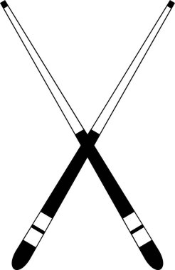 Bir çift kayağın vektör çizimi