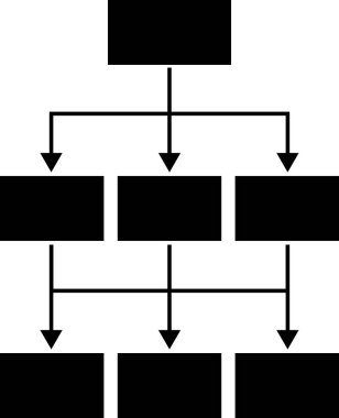 iş grafiği, vektör illüstrasyonu
