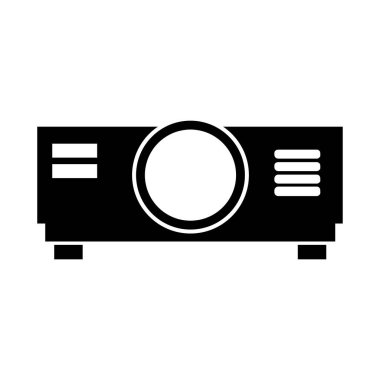 Kamera simgesi vektörü beyaz arkaplanda izole edildi