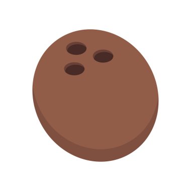 Çikolata parçalı kurabiye izole edilmiş simgesi