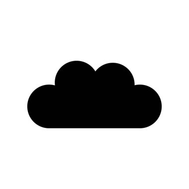 bulut simgesi vektör illüstrasyon tasarımı