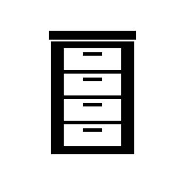 veritabanı vektörü ince çizgi simgesi