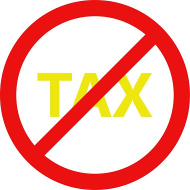 beyaz arka planda vergi sözcüğü