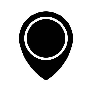 konum pin sembolü vektör deseni