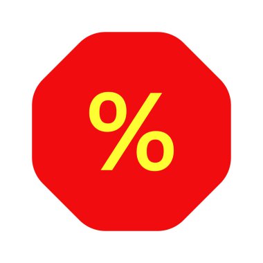 Düğmedeki yüzde işareti