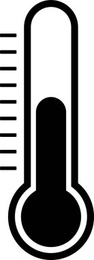 termometre simgesi vektör illüstrasyonu