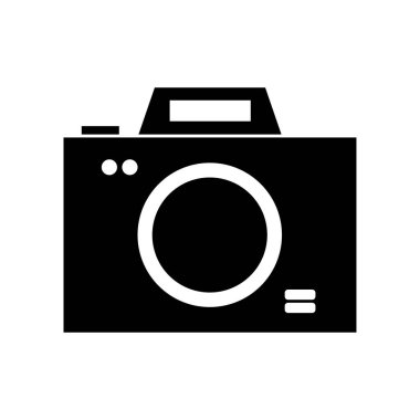 kamera simgesi vektör illüstrasyonu