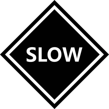 hız yavaş vektör simgesi