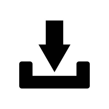 glyph düz vektör simgesi indir