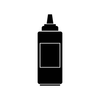 Sprey şişe simgesi, basit tarzı