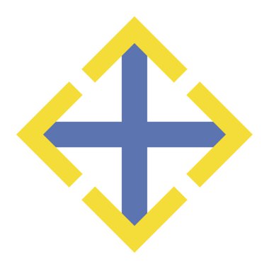 Hıristiyan çapraz simge vektör illüstrasyon