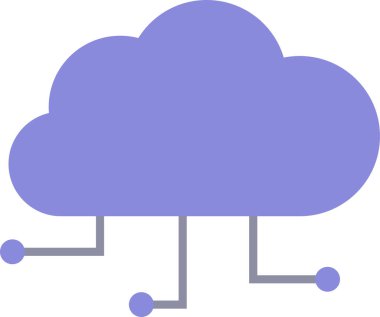 Bulut. Web simgesi basit tasarım