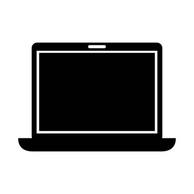 bilgisayar ekranı simgesi. düz dizayn. izole resim