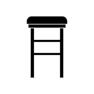 Beyaz arka plan üzerinde tablo şeffaf işareti izole tablo simge vektör