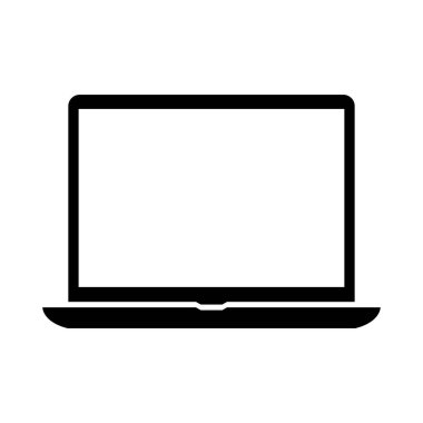 dizüstü bilgisayar simgesi. Basit tasarım