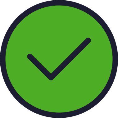 Kene vektör simgesi. Bu yuvarlak yuvarlak yuvarlak sembol beyaz arkaplanda yeşil ve gri renklerle çizilir.