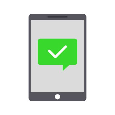 Liste Düz Vektör Simgesi Tasarımı