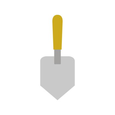 Bahçe Küreği simgesi, düz stil