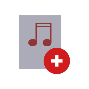 müzik çalar ikon vektör illüstrasyonu