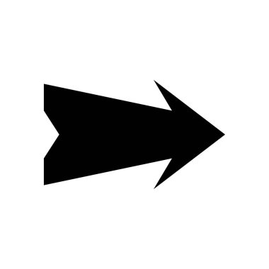 ok simgesi vektör illüstrasyonu