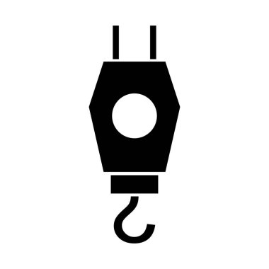 Beyaz arkaplanda tıklama simgesi vektörü izole edildi