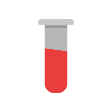 kan testi tüp vektör çizimi tasarımı