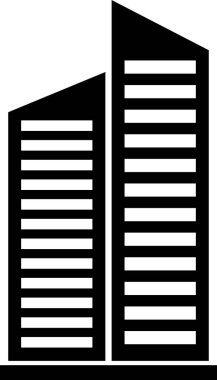 mimari yapı yapı ikonu ana hatlar biçiminde