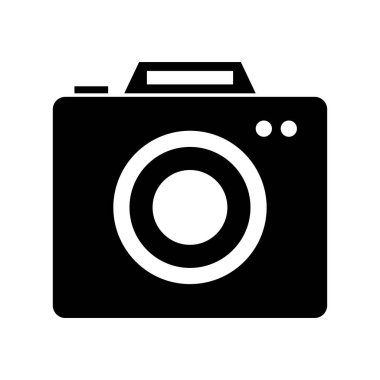 kamera simgesi vektör illüstrasyonu