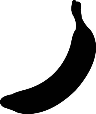 Muz yiyecekleri katı biçimde sağlıklı simge