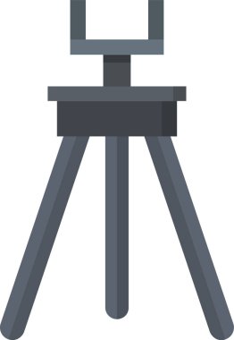 tripod simgesi, düz vektör çizimi