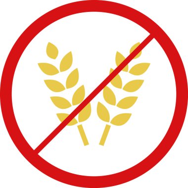 Buğday simgesi vektör illüstrasyonu