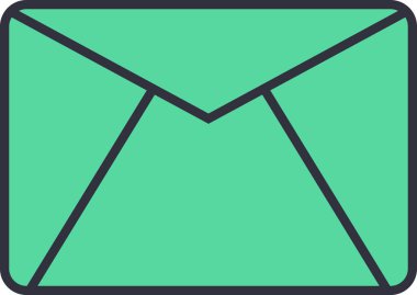 posta simgesi. vektör simgesi