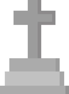 Hıristiyan haç simgesi, siyah renk