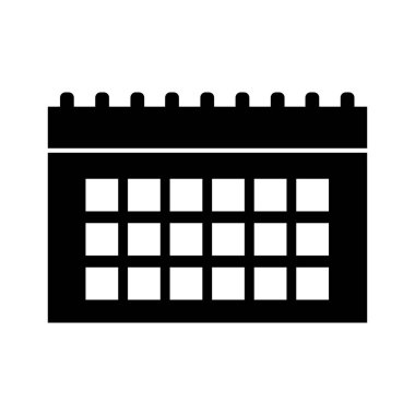 Takvim hatırlatma izole simgesini