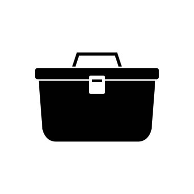 evrak çantası vektör düz simgesi