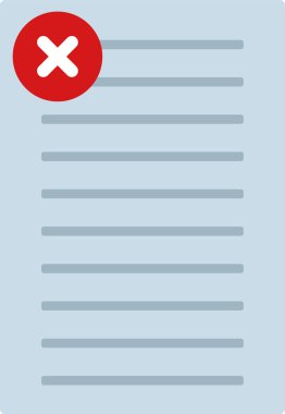 vektör çizimi, işaretli kağıt, düz tasarım.