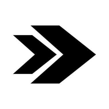 ok simgesi vektör illüstrasyonu