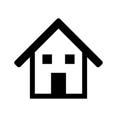 ev simgesi vektör illüstrasyonu