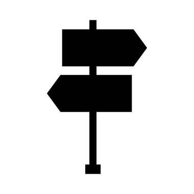 Yön ok ikonu vektör illüstrasyonu