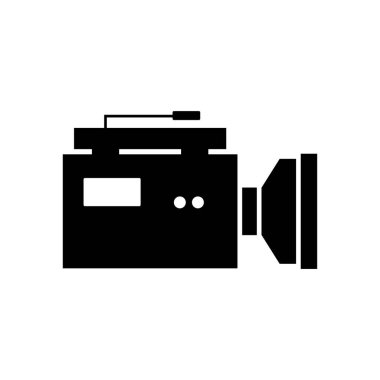 Vektör çizimi. Kamera simgesi. Fotoğrafçılık. kamera simgesi.