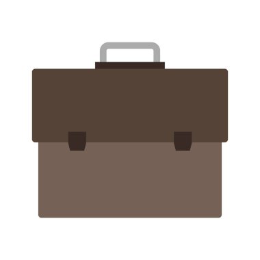 evrak çantası düz vektör simgesi