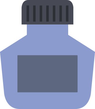 Şişe. Web simgesi basit illüstrasyon