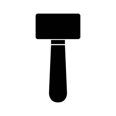 Kürek simgesinin vektör illüstrasyonu