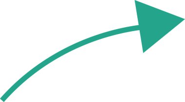 ok simgesi vektör illüstrasyonu