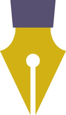 bir kalem için renk vektör simgesi