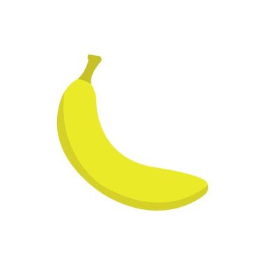 Muz simgesi, düz stil