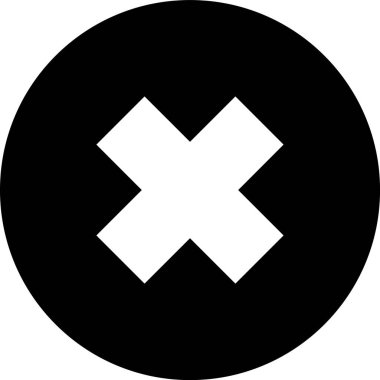 Haç. Web simgesi basit illüstrasyon