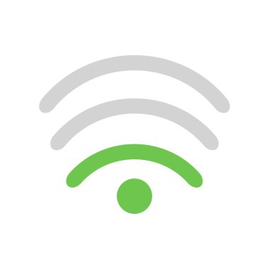wifi sinyal vektör illüstrasyonu