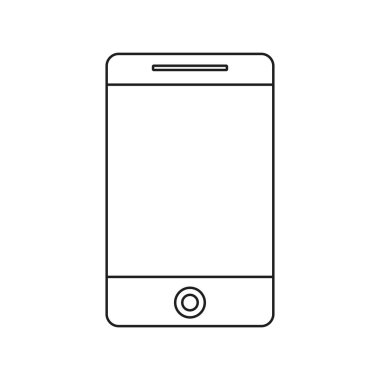 akıllı telefon simgesine sahip cep telefonu