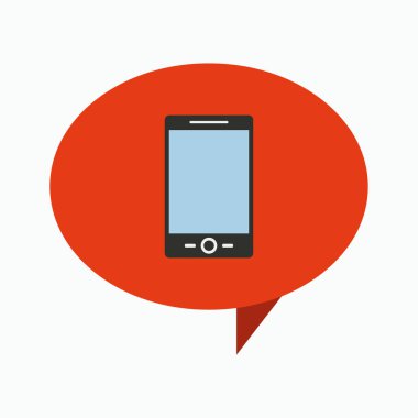 cep telefonu konuşma baloncukları simgesi